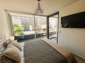 HOM I Acogedor y centrico Depto 2D2B 3PAX Santiago